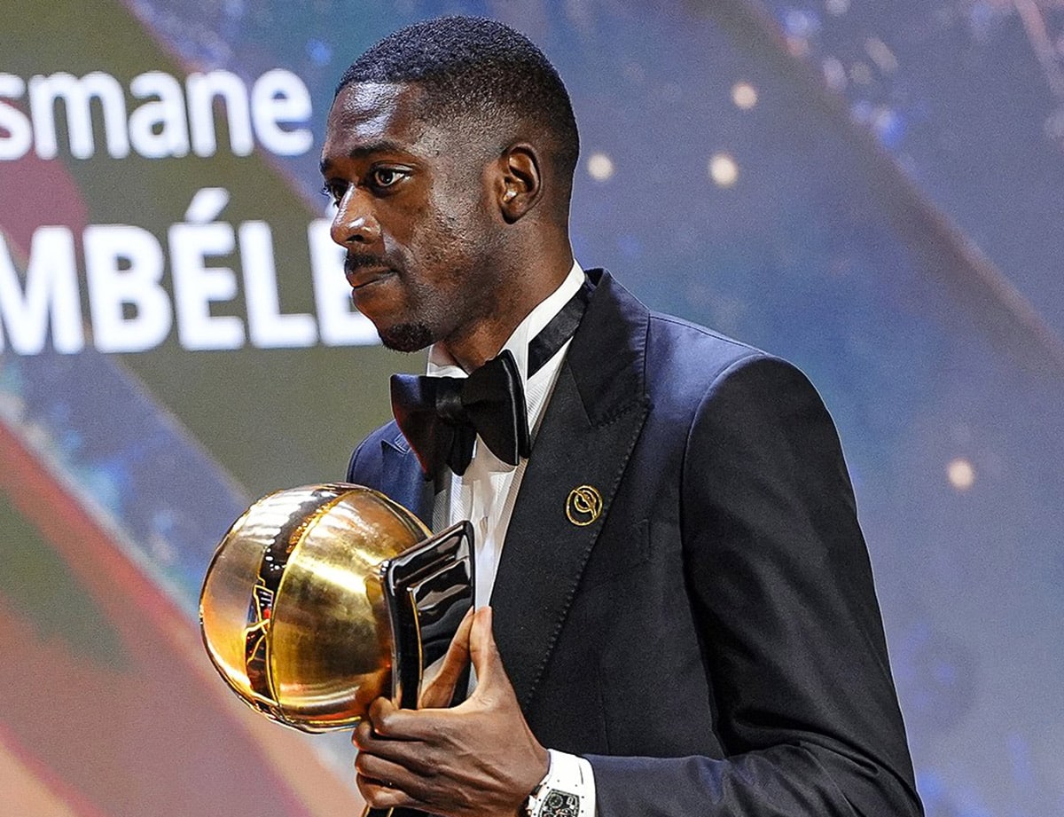 Dembele winner of the Globe Soccer Awards