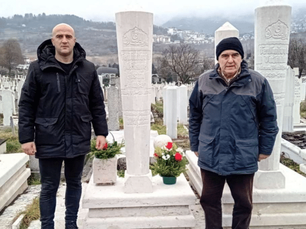 Flowers laid on the grave of the legendary Asim Ferhatović