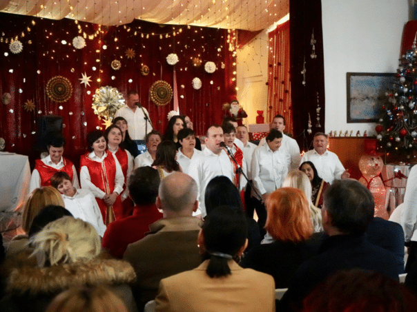 Prime Minister of the United Kingdom and Minister Pavić Pečenković at the New Year party at the Pazarić Institution
