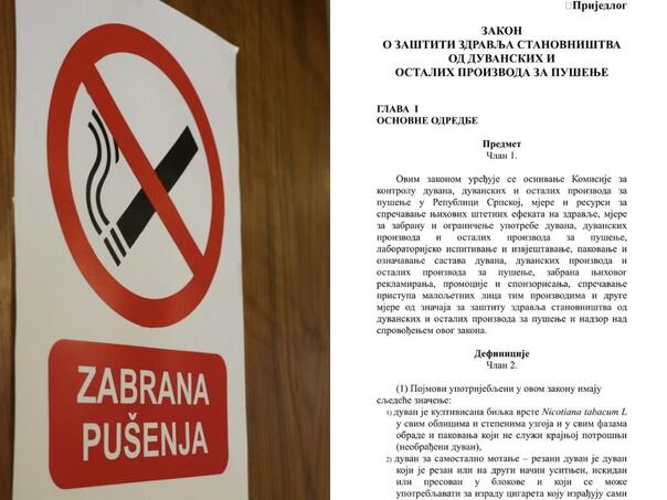 RS introduces a complete ban on smoking in closed public spaces