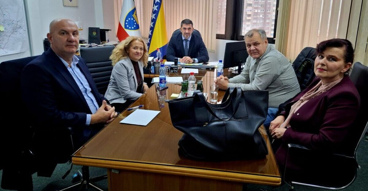 Minister Šabani and director of REZ Sarajlić on the use of EU funds for the protection and restoration of biodiversity