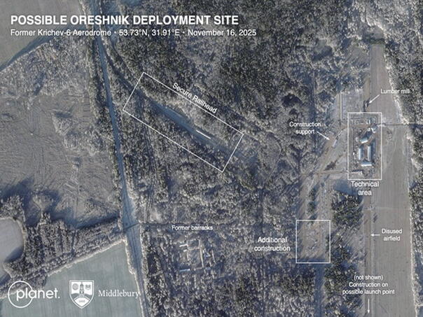 USA: We know where Putin is deploying Oresnik, he can target targets across Europe