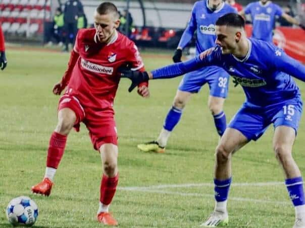 The match to a point against Rudar came in stoppage time