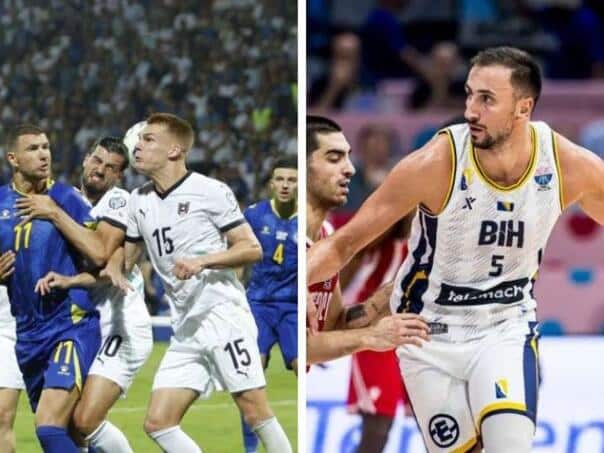 Sports cross-section of Bosnia and Herzegovina. of sports in 2025: Basketball and football players marked the year
