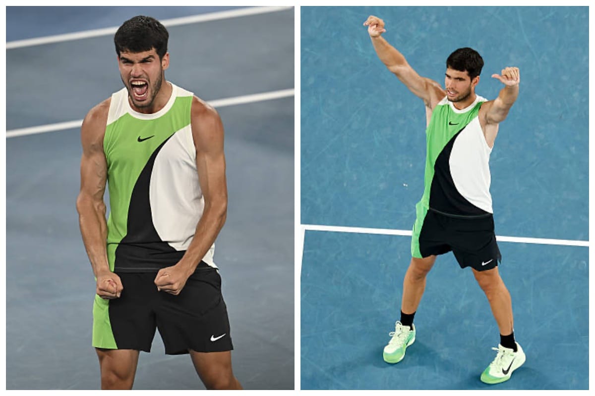 Carlos Alcaraz reached the semi-finals of the Australian Open for the first time in his career