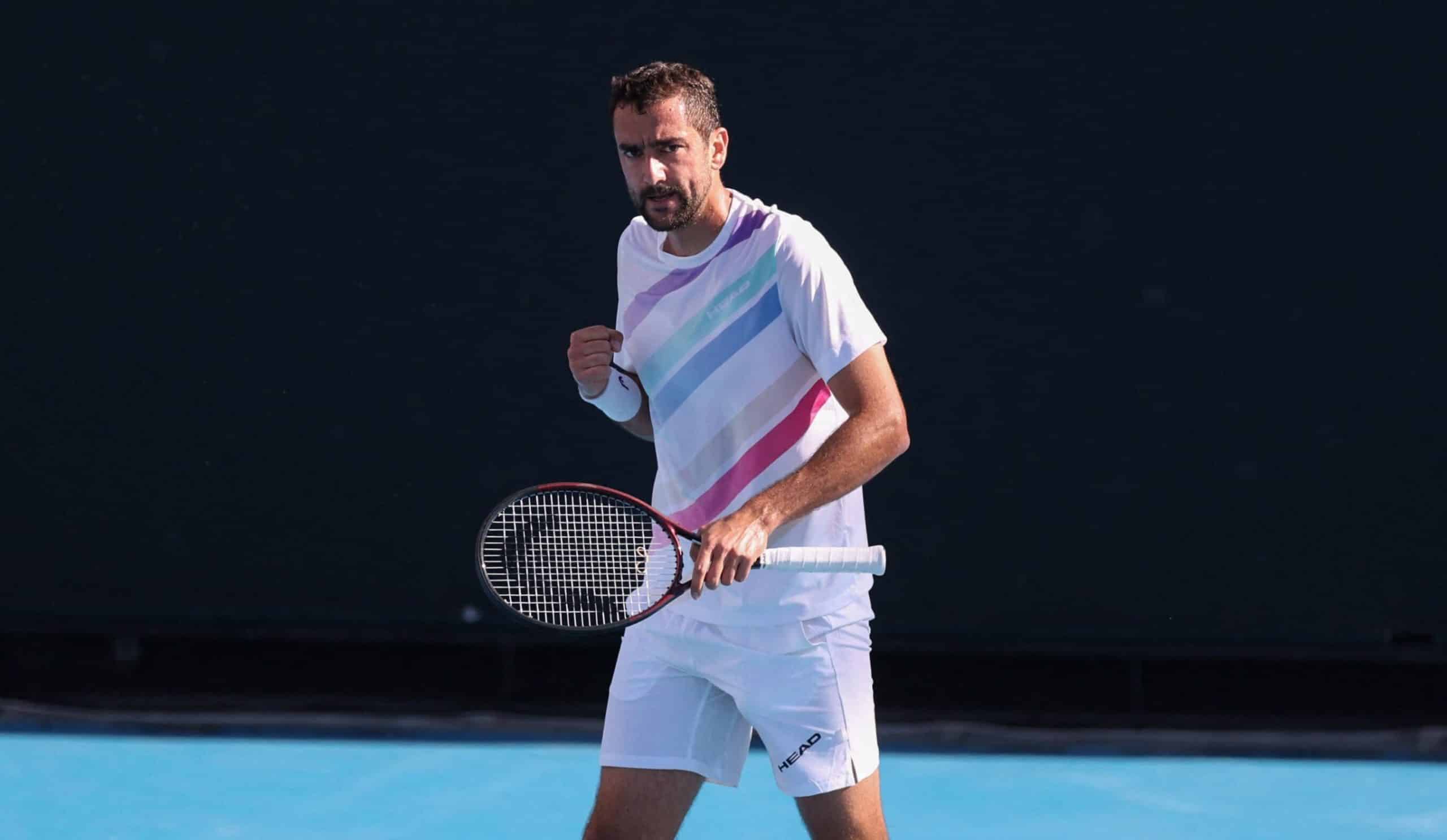 The brilliant Čilić entered the 3rd round of the Australian Open without losing a set
