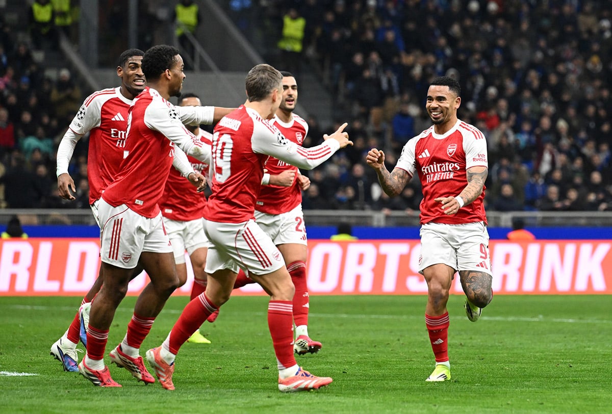 Arsenal celebrated in Milan, Dortmund defeated in London, Real convincing