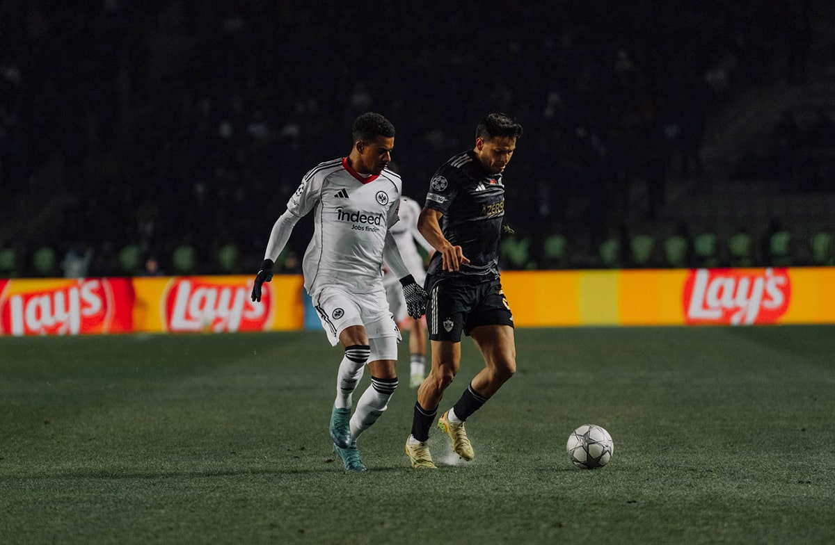 Qarabag celebration in stoppage time, draw in Istanbul