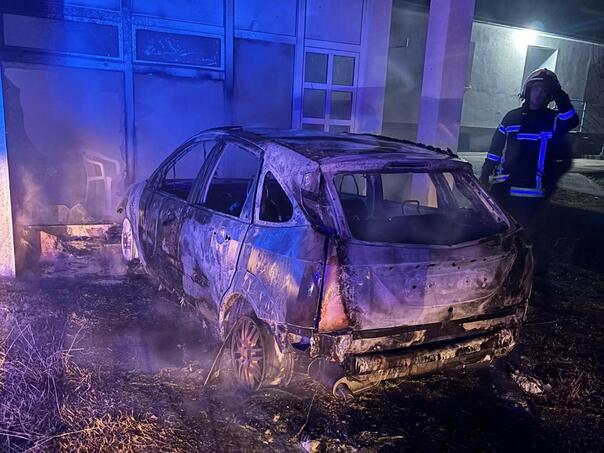 A car burned down in Mostar, considerable material damage was caused