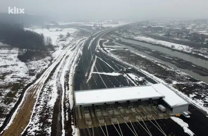 The new 8.5 km highway near Tešnj will soon be open to traffic