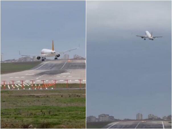 Plane aborted landing in Istanbul, disaster averted