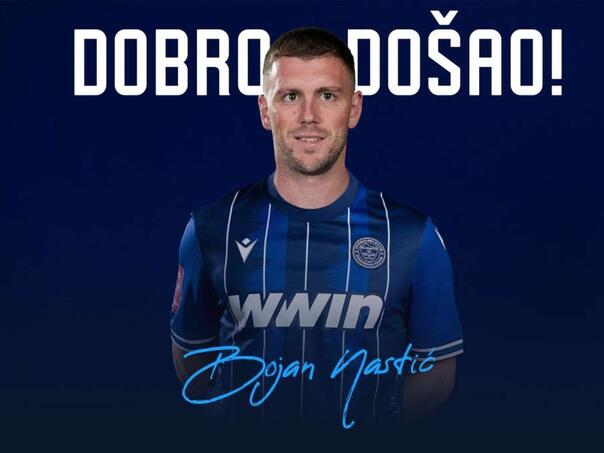 Bojan Nastić, the new football player of Željezničar