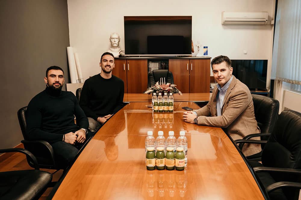 Pavković received the Kvesić brothers: Široki Brijeg celebrates European and world medals