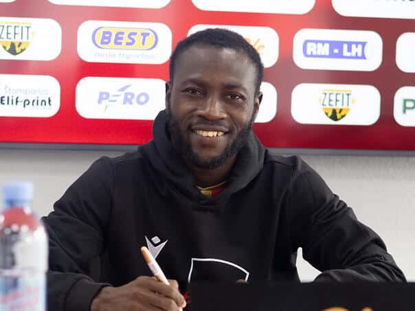 Čelik brought Joseph Amoah on loan from Rudar in Prijedor