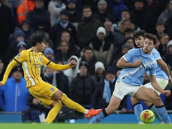 City dropped a win against Brighton at the Etihad