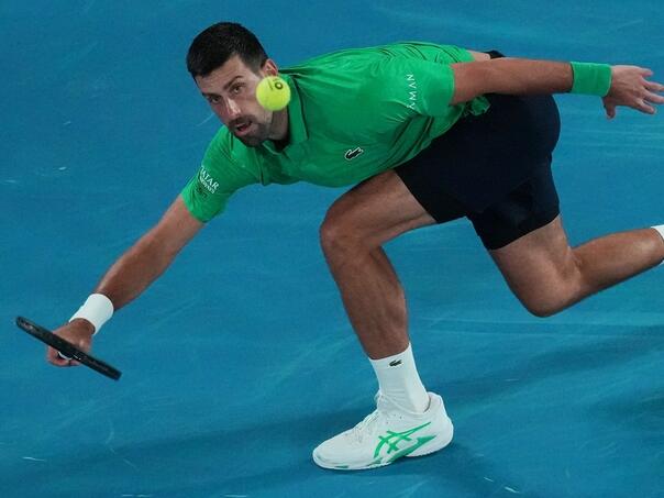 Djokovic registered his 100th victory at the Australian Open and went for his 25th Grand Slam