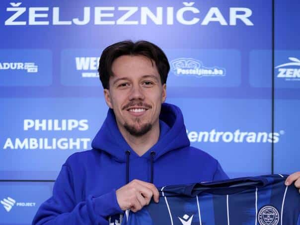 Dominik Prokop, the new football player of Železničar