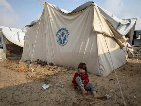 Israel carried out the first forced evacuation of Palestinians in the Gaza Strip since October
