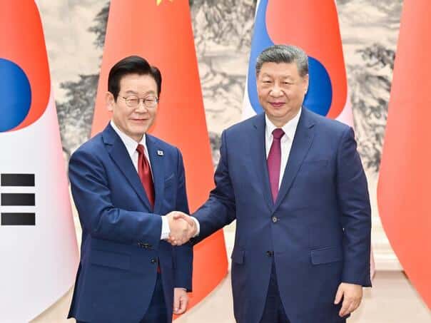 South Korea and China seek to improve relations during state visit