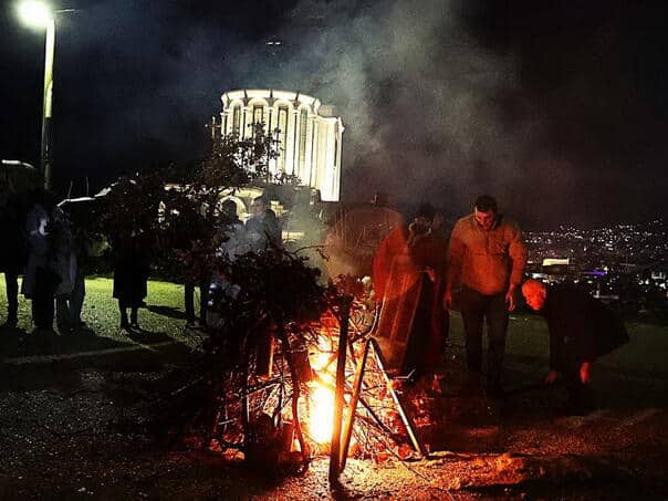 Mostar: Orthodox believers celebrated Christmas Eve
