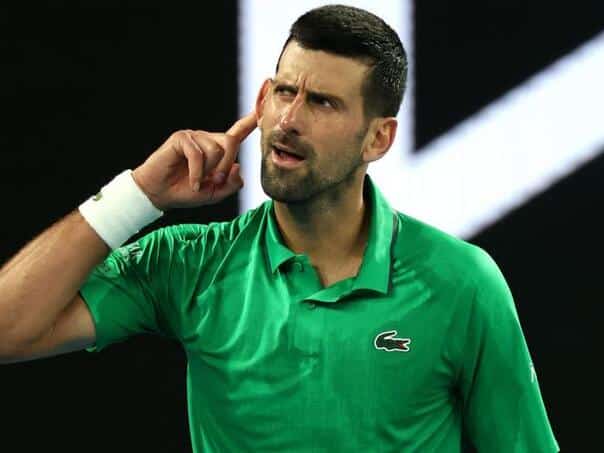 Musetti handed over the match to Djokovic after a 2:0 lead