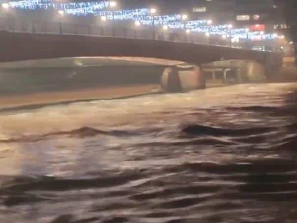 A difficult night ahead of Goražde: The water level of the Drina is rising, and the town is without water