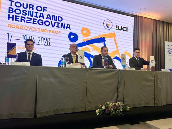 The first International Bicycle Race was presented "Tour of Bosnia and Herzegovina"