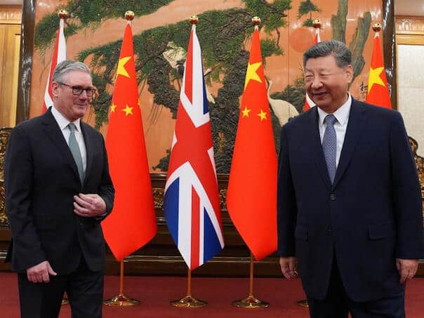 Starmer wants to build "sophisticated relationships" with Beijing