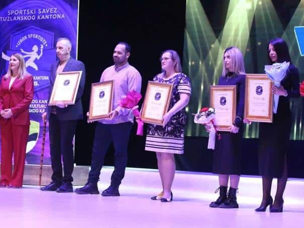Stefani Krešić and Bakir Musicić the best athletes of the Tuzla Canton in 2025.