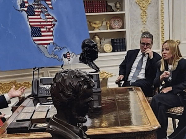 Trump posted a picture on social networks "Great America"