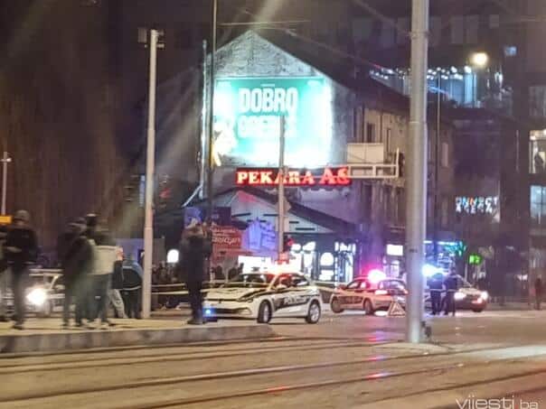 A car hit a child in Sarajevo, traffic stopped