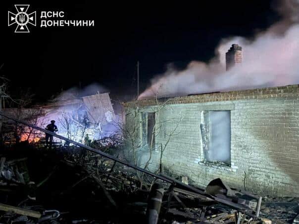 A father and son were killed in a Russian attack in eastern Ukraine