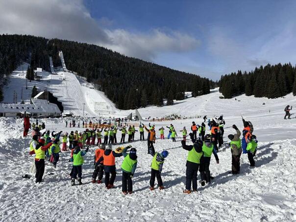 The association of sports pedagogues of Goražde implements the Ski School on Igman