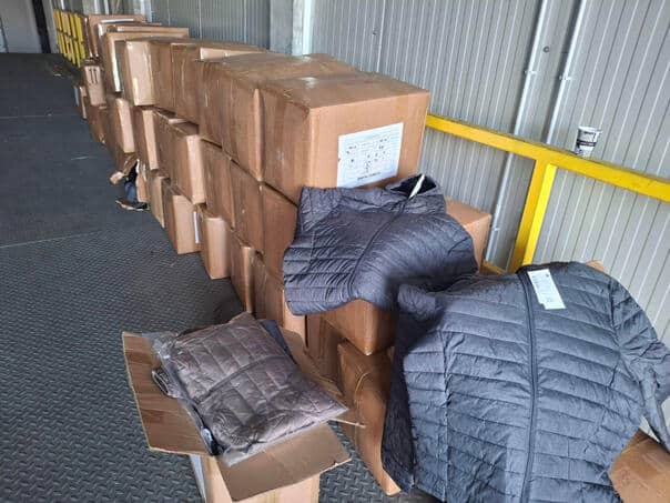The ITA confiscated 650 men’s jackets from the Emirates in Gradiška