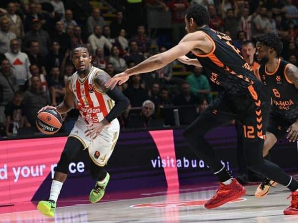 Valencia defeated Zvezda in Belgrade and scored over 100 points