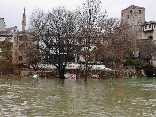 Important warning: Possible flash floods and landslides in the Neretva basin
