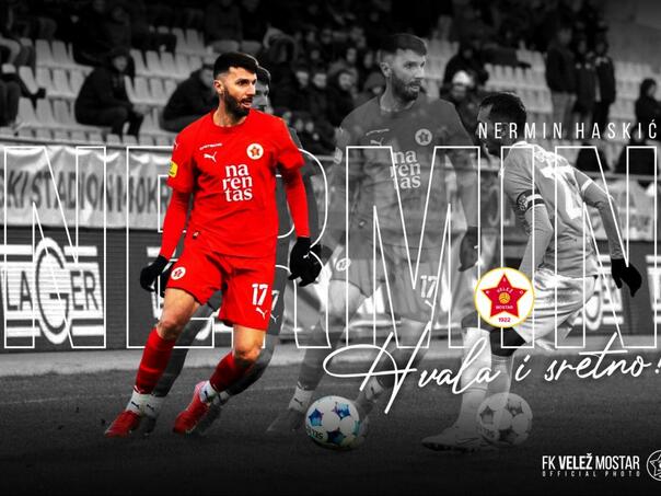 Velež terminated the contract with Haskić: The legend still remains in the club