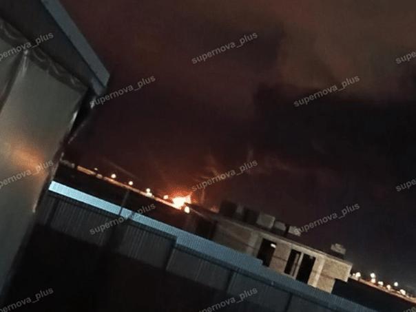 Video: Russian oil terminal hit, there are dead