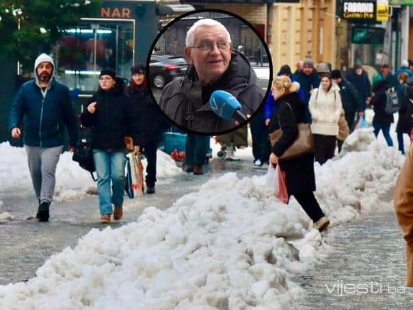Video / Sarajevo about snow removal: "Oh, don’t bark…"
