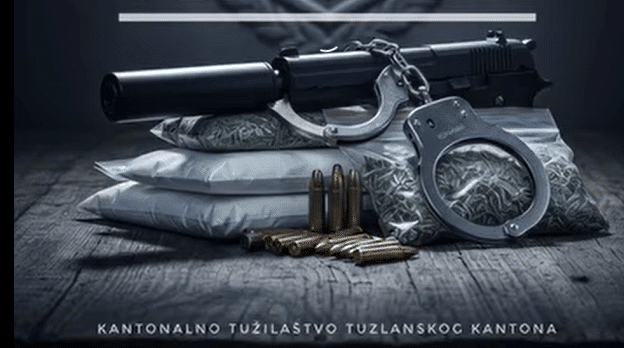 Alja Salkić (32) from Lukavac was detained for drugs and weapons