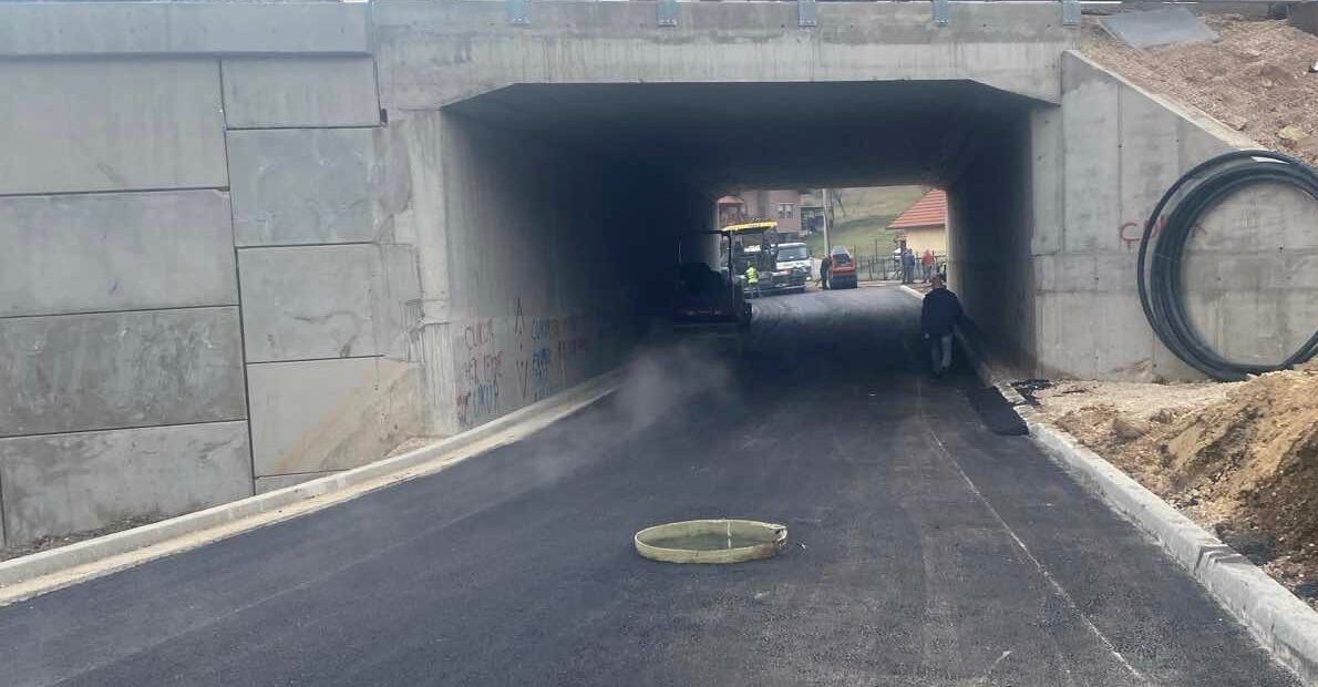Completed and asphalted underpass Tešanjka: Improved conditions of traffic and life of the locals