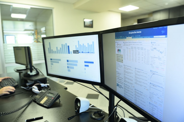The BIRS index is in the red, the highest turnover achieved by shares of Telekom Srpska