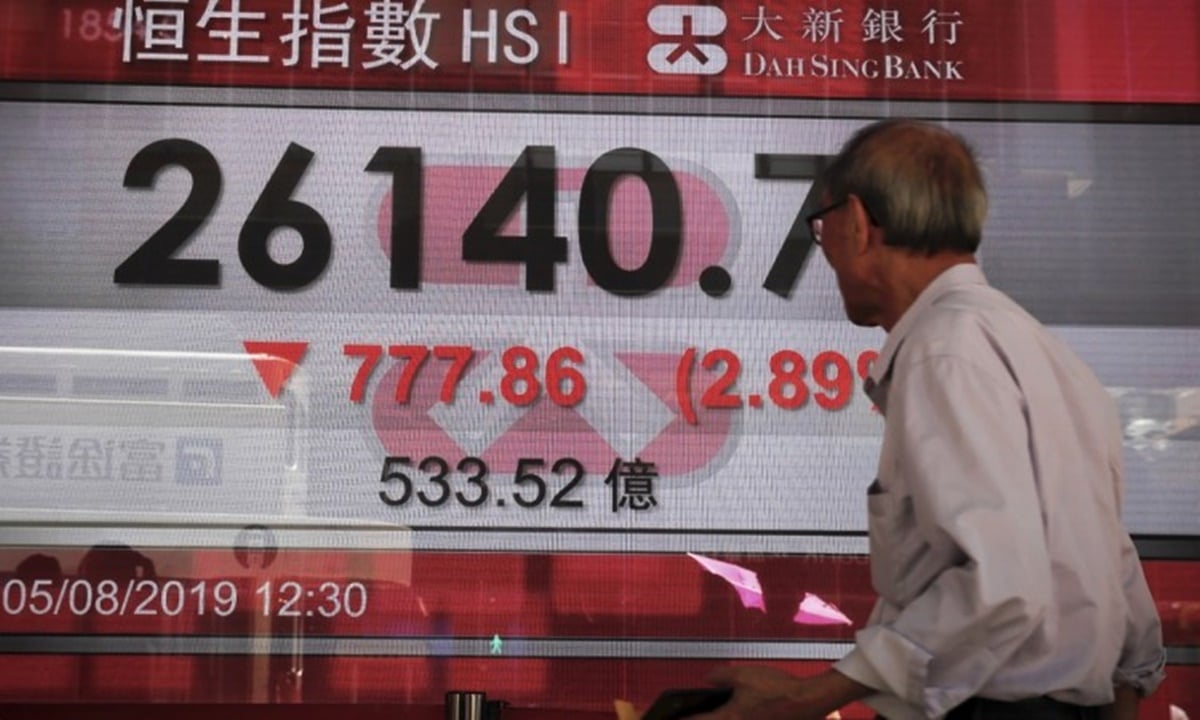A sharp drop in South Korea temporarily halted trading