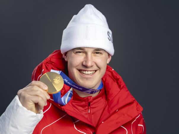 The wonderful Franjo von Allmen won the third Olympic gold!