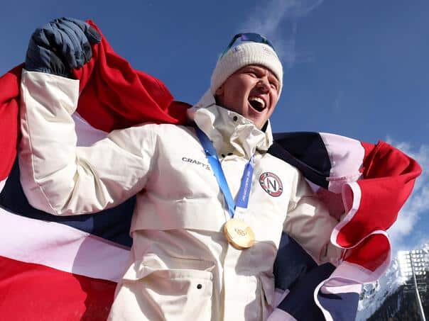 Dale-Skjevdal won his first medal and gave the Norwegians a record