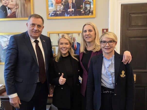 Dodik in the White House with Donald Trump’s spokeswoman