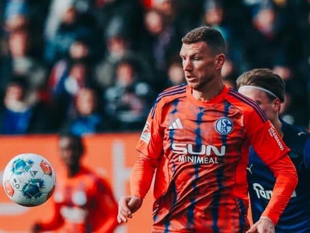 Dzeko shone in Schalke’s victory: Two assists and the end of the streak