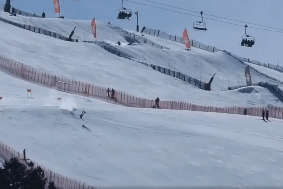 Terrible drop in the best BH. female skiers: Muzaferia released a video of the accident