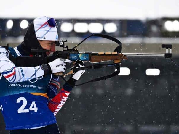 France reached the gold in the biathlon