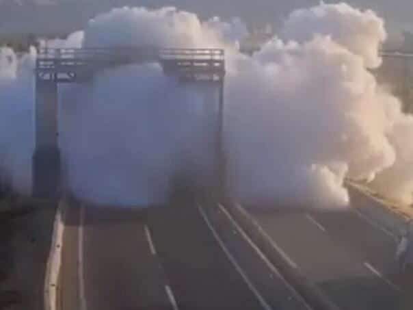 Horror on the road: A truck exploded in Santiago, 4 people died